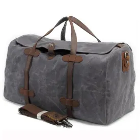 Vintage Wax Canvas Luggage Handbag Duffel Bag