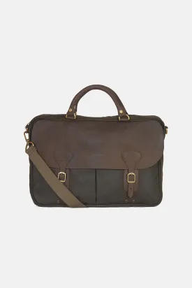 Wax Leather Briefcase