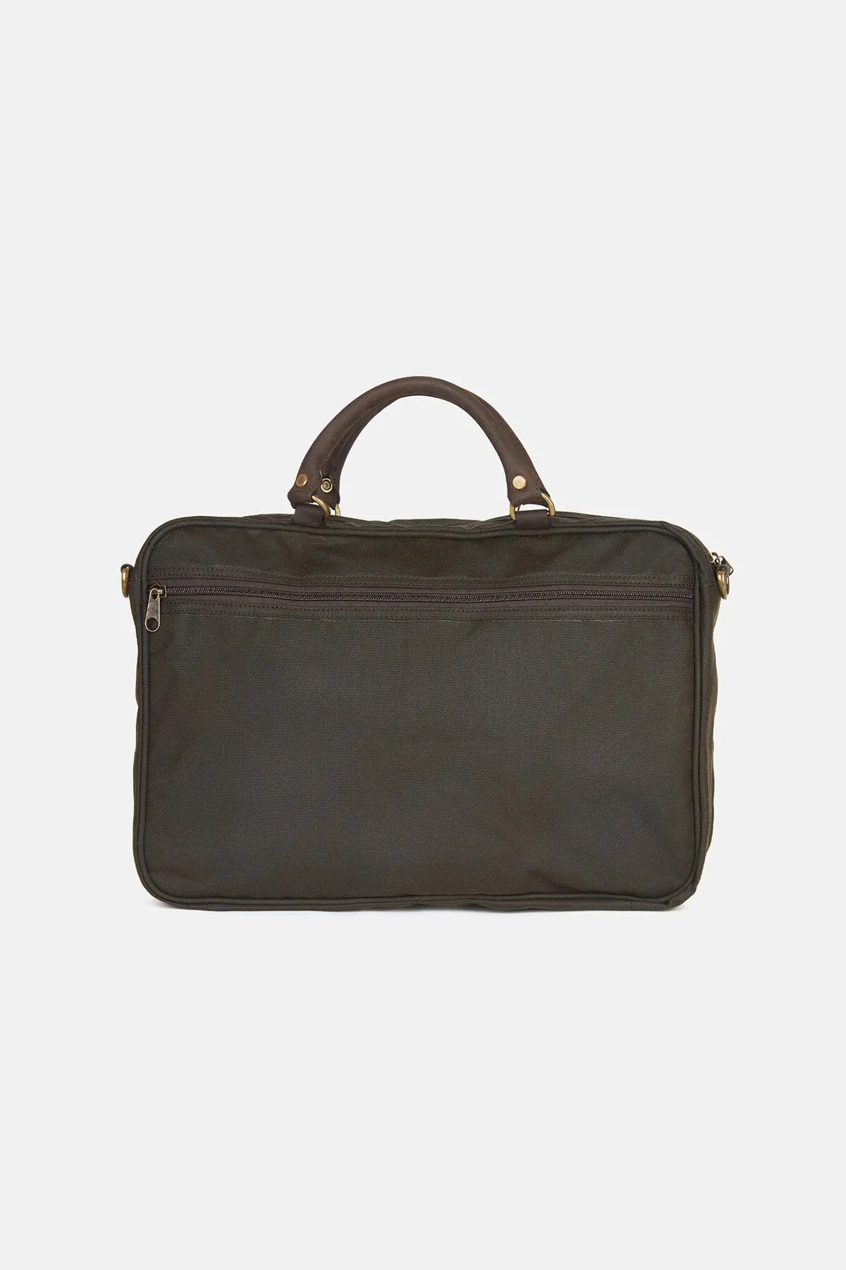 Wax Leather Briefcase