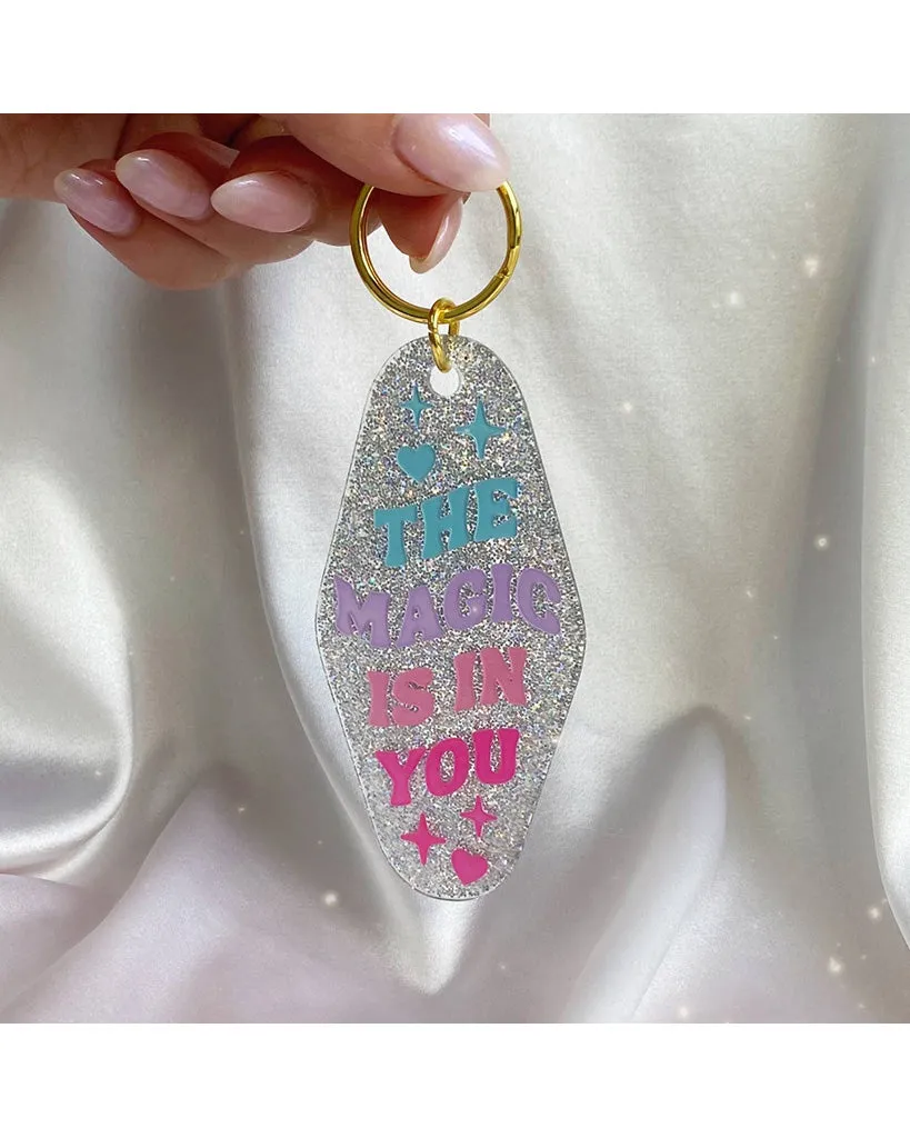 Wildflower & Co. The Magic is in You Motel Keychain