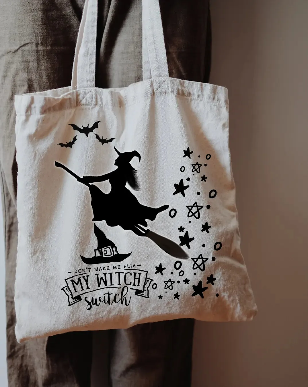 Witch Switch Daily Thaila -  Canvas Reusable Bags