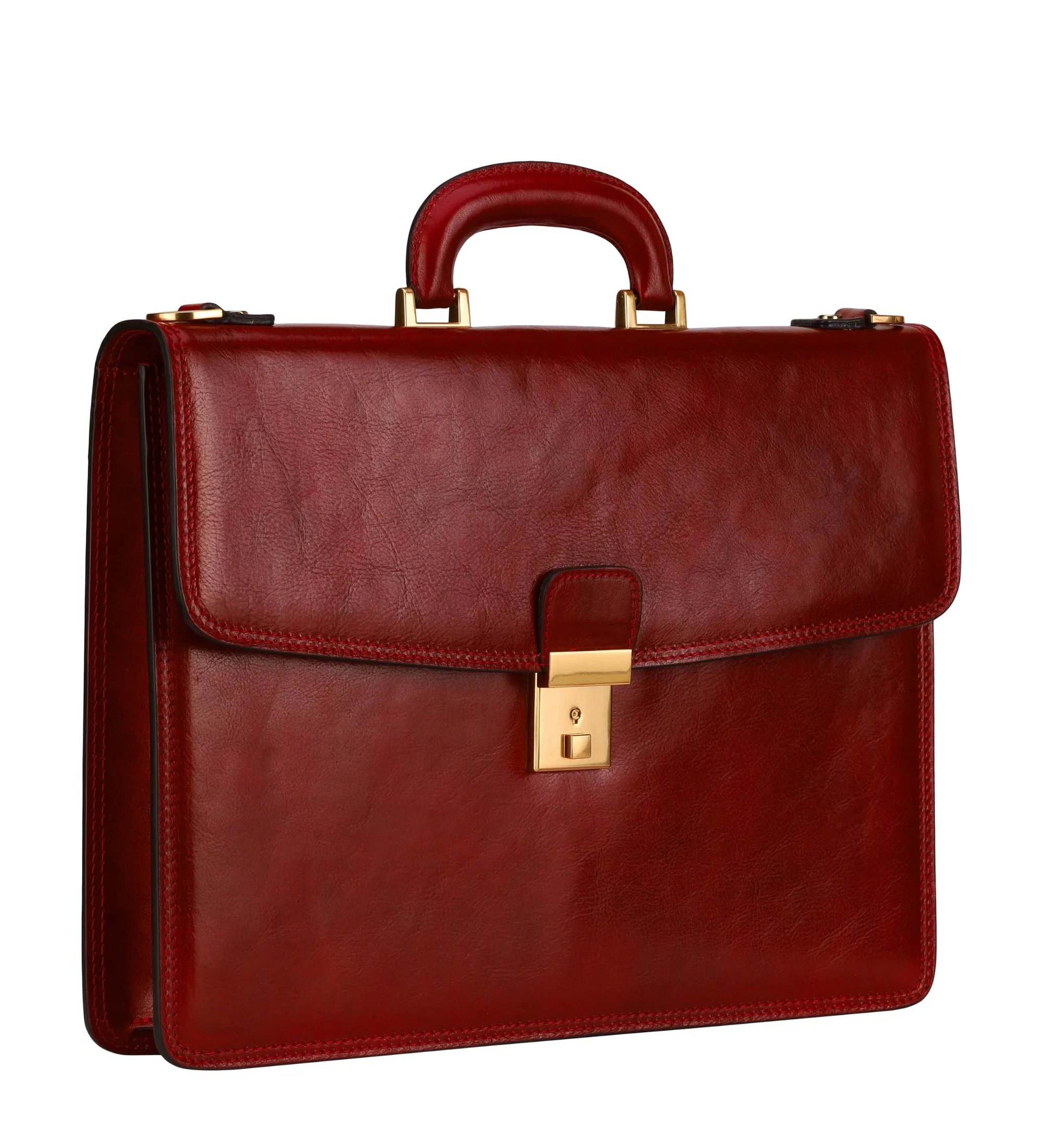 Womens Leather Briefcase - The Sound of the Mountain