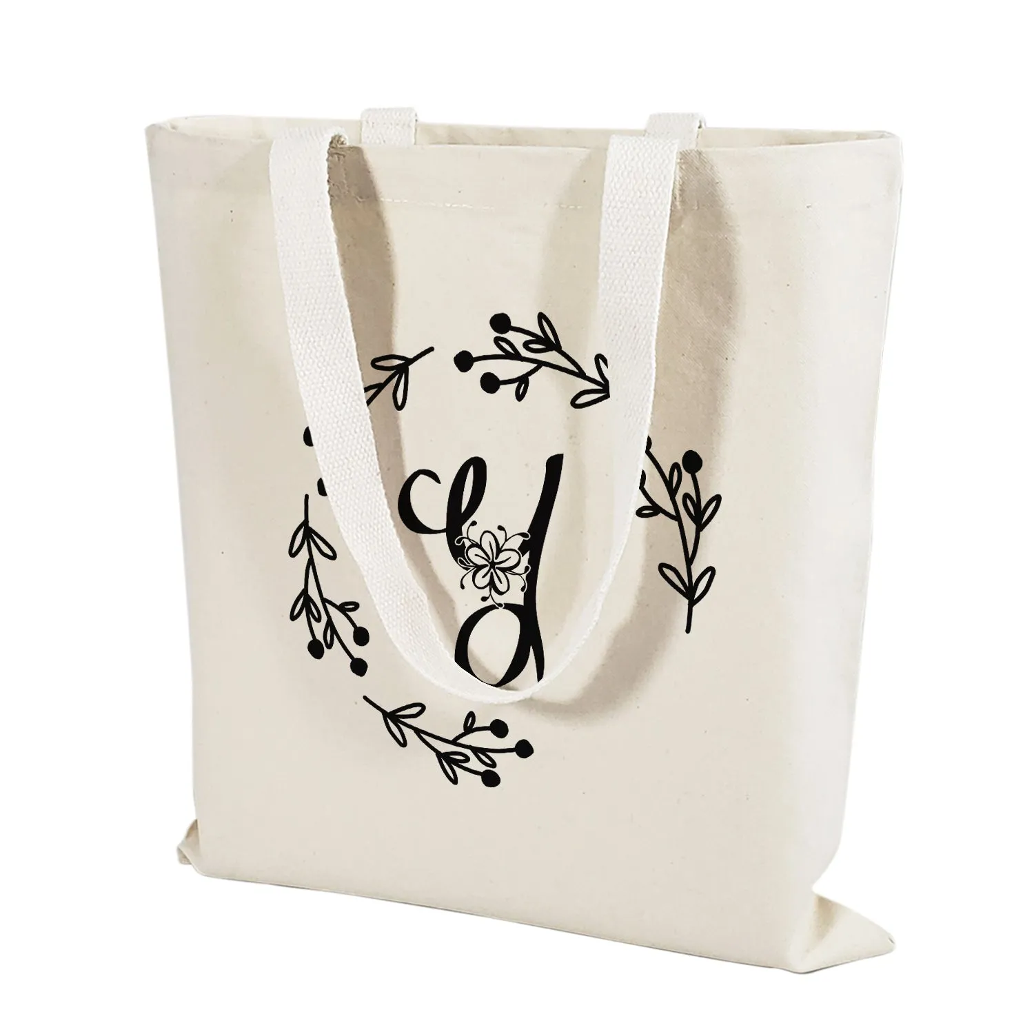 ''Y'' Letter Initial Canvas Tote Bag - Initials Bags